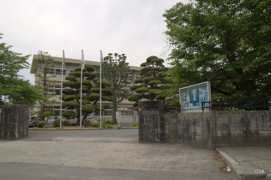 広島県立東城高等学校の校舎・学校敷地
